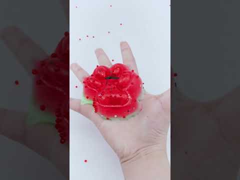 BUBU Unboxing Squishy 🍉🐾 Watermelon Cat Paw #squishy #shorts #shortsfeed