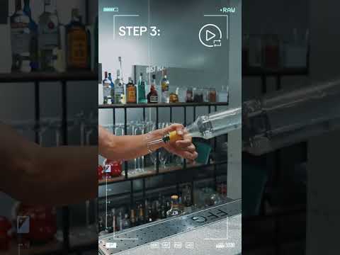 Cocktail Working Flow Tutorial #barskills #cocktails #bartenderskills  #learning