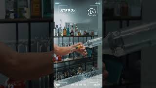 Cocktail Working Flow Tutorial #barskills #cocktails #bartenderskills  #learning