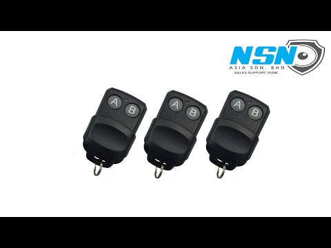 COPY MODE REMOTE CONTROL TRANSMITTER 2 CH 433HZ