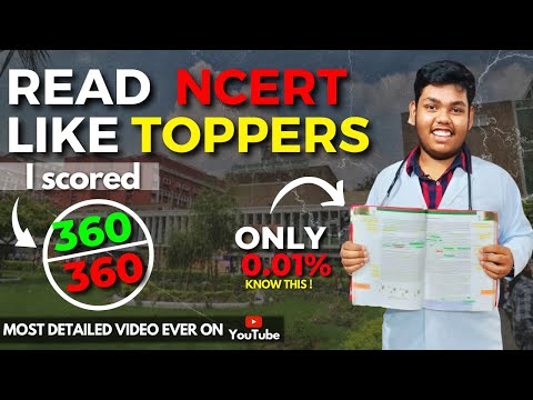 How to Read NCERT for 720/720 Marks |Only 0.01% NEET aspirants Read NCERT Biology like this |360/360