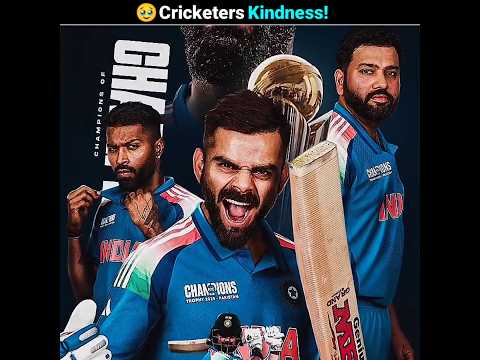 Cricketers Kindness..!! 🥹