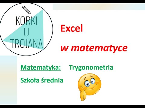 Trygonometria w Excelu - wprowadzenie