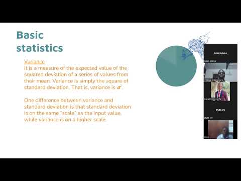 Intuitive explanation   Basic statistics and Intro to ML