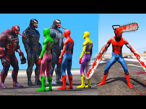 SPIDERMAN BROTHERS vs Venom Brothers – The Fight Begins! #gta5