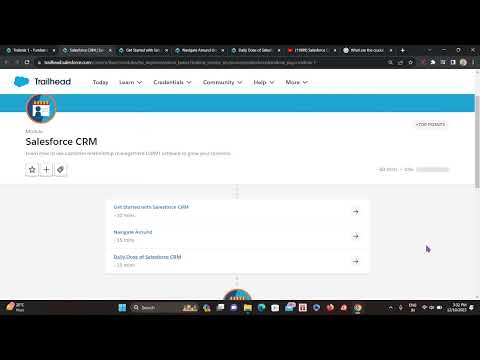 Get Started with Salesforce CRM | Salesforce CRM | Trailmix 1 - Fundamentals of Salesforce