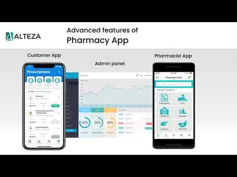 Pharmacy app development with Alteza