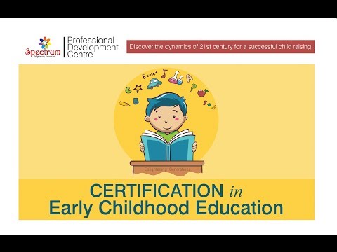 Certification in Early Childhood Education