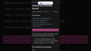 Semantic Kernel | AI-Enabled SDK for Developers