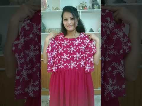 Meesho Long Gown #shorts #meesho #trending #fashion #beauty #styling #review #grwm #outfit #unboxing