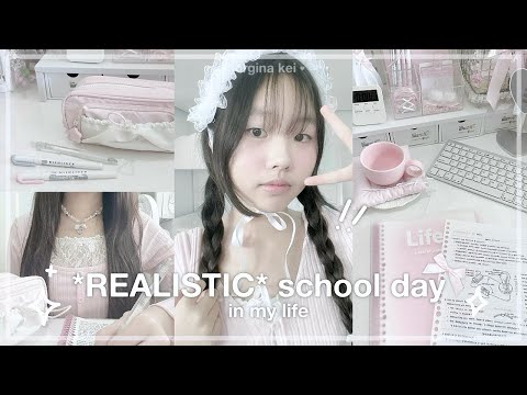 *REALISTIC* school days in my life 🗒️🎀 | spend a school day + Valentines with me | jorginakei