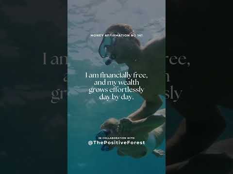 I am financially free, and my world grows effortlessly day by day ￼