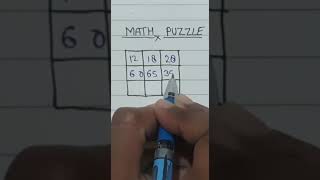 Math puzzle😱👍🙄#mathpuzzle #trickymath #short #video #viral