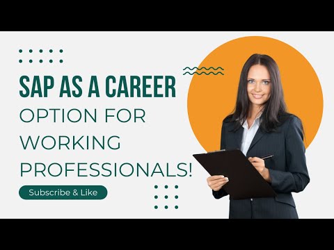 SAP as a Career Option for Working Professional | Deep Dive