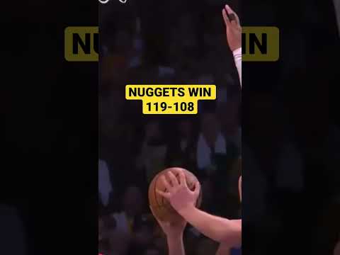 NUGGETS WIN 3-0 #nbatoday #nbaplayoffs #lakers #lakeshow #denvernuggets #joker #jokic #lebronjames