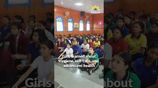 Puberty and Menstrual Health Workshop at MIT Vishwashanti Gurukul School, Kothrud