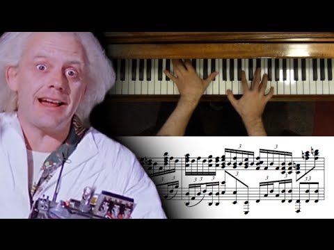Back to the Future Main Theme Advanced Piano Cover with Sheet Music