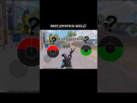 Best Joystick Size For Jiggle movement Bgmi ✅l Best Joystick Setting For Bgmi 🔥
