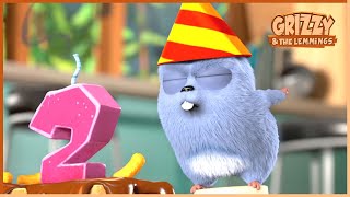 Happy Birthday Lemmings! | Grizzy & the lemmings | 70' Compilation | 🐻🐹 Cartoon for Kids