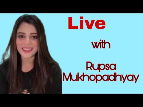 Rupsa Mukhopadhyay instagram live video #rupsamukhopadhyay#serialshow