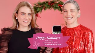 Sharing Holiday Traditions with Maddy and Leanne | bareMinerals