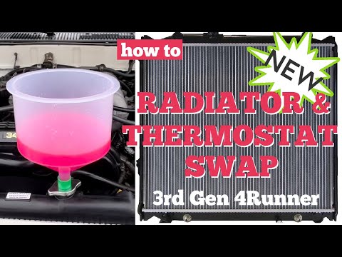3rd Gen 4Runner Radiator Replacement - Thermostat Replacement - DIY How To