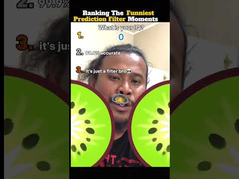 Funniest Prediction Filter Moments🤣 #filter #ranking #shorts #tiktok #funny