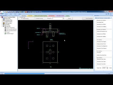 STAAD Pro Advanced Foundation - Analysis & Design of Pile Cap Foundation (Day 53)
