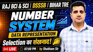 🔥 Number System One Shot Revision | Data Representation | Rajasthan BCI, SCI | DSSSB | Bihar TRE