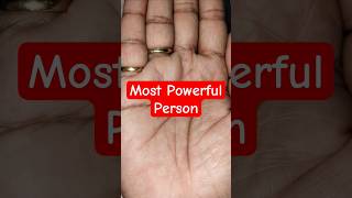 Most Powerful Person #palmistry #jyotish #palmistry #trending #shorts