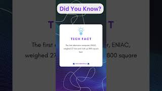 ENIAC, born in 1946 ! 💻🏋️ #ENIAC #TechHistory #ComputerEvolution