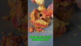 Traditional gold mining, Found $6,000 worth of gold in a red porous rock!#goldmining #goldrush #gold