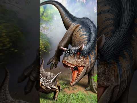 ¿QUIÉN GANARÍA? ¡Carnotaurus vs Allosaurus! #batallaépica #animales #naturaleza #dinosaurios