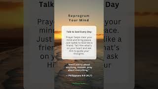 REPROGRAM YOUR MIND | TALK TO GOD EVERY DAY