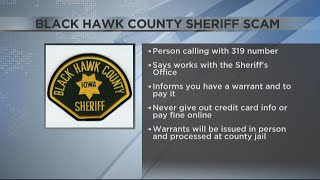Black Hawk County Sheriff's Office warning public of scam
