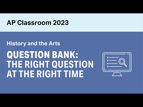 Question Bank for History & the Arts