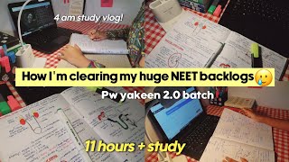 How I'm Completing huge Neet Backlog 🌱 | Pw yakeen 2.0 neet batch | Neet aspirant dropper! 