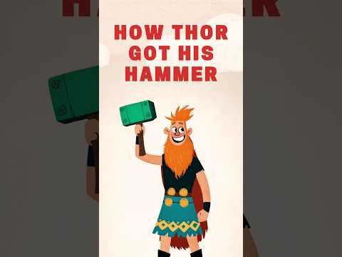 How Thor got his hammer #mythology #myth #thor #norsemythology #shorts