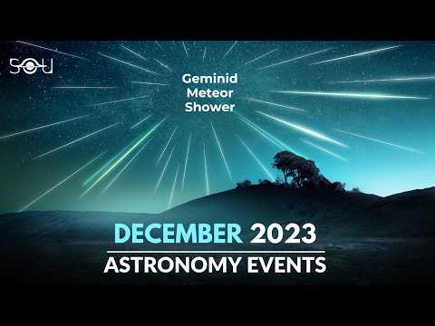 Don't Miss These Astronomy Events In December 2023 | Geminid Meteor Shower | Cold Moon | Solstice