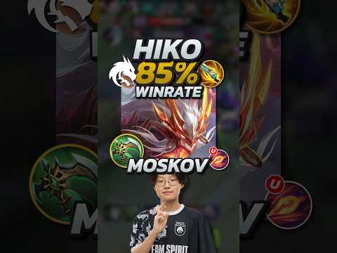 Team Spirit Hiko 85% Winrate Moskov S35 Build! Mobile Legends #mobilelegends #mlbb #gaming