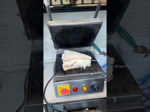 Fully loaded cheese grill sandwich #streetfood #shorts #sandwich #humanstreetfood