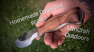 DOGWOOD Knife Scales on a NEW DESIGN 🔥
