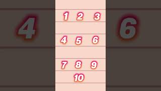 1 to 10 Counting in English for Kids  #countingforkids #kidseducation #kidslearning