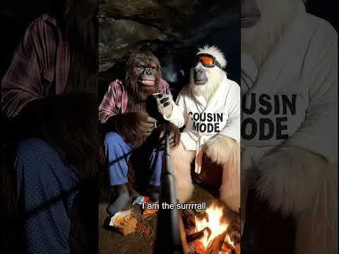 I love when Ralph stays in my cave #funny #bigfoot #yeti #bigfootvlog #ai #lifeisbutadream #viral