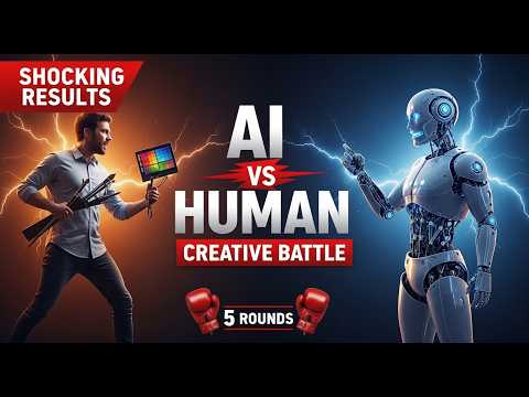 AI vs Human Creatives: The Ultimate 5-Round Battle! (Shocking Results) 🤯