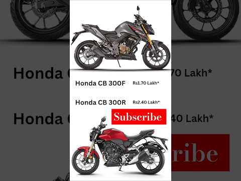 #honda CB 300F Vs. CB 300R #cb300f #cb300r  #bikecomparison #soulmachineriders #automobile #bike