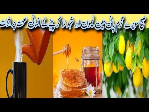 صبح سویرے گرم پانی میں لیموں اور شہد ملا کر پینے کے انسانی صحت پر اثرات || Health tips Home