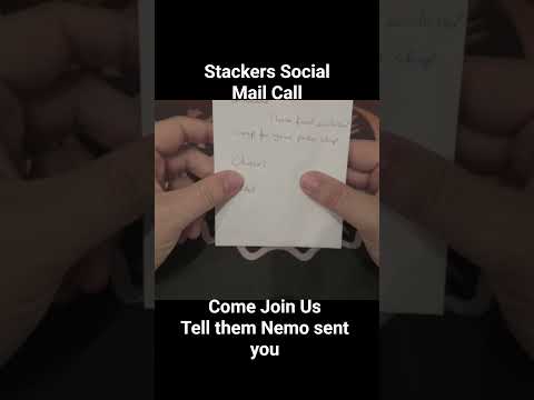#stackerssocial #mailcall #unboxing come join us