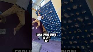 EARLY SPRING SPIRAL, 7A+/V7 , 40° #moonboard #moonclimbing #moonboardchallenge #trainhardclimbharder