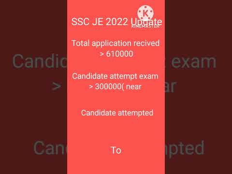 SSC JE 2022 | Appeared Candidate | Cutoff | SSC JE Civil Total vacancy | SSC JE Civil Update